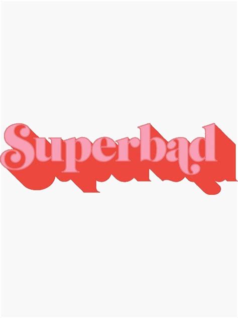 Superbad Sticker For Sale By Oldschoolretro Redbubble