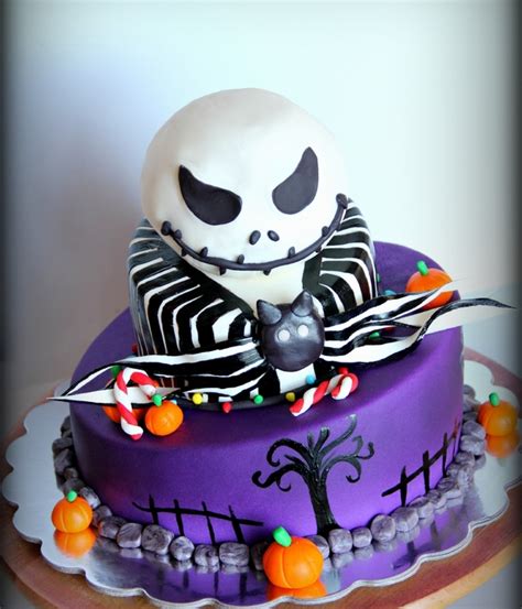 Nightmare before christmas 17 piece birthday cake topper set featuring 2 to 3 cake topper figures of lock shock zero jack skellington sally barrel buy nightmare before christmas 17 inspirational the nightmare before christmas birthday cake. Creepy Nightmare Before Christmas Cakes - CakeCentral.com