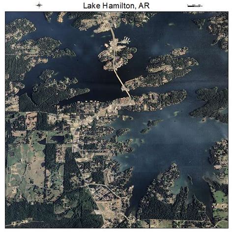 Aerial Photography Map Of Lake Hamilton Ar Arkansas