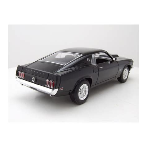 Modellauto Ford Mustang Boss 429 1969 Schwarz 124 Welly Bei