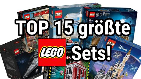 Die Top 15 Größten Lego Sets Youtube