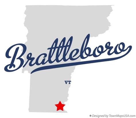 Map Of Brattleboro Vt Vermont