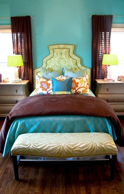 61 Best Images About Turquoise And Brown Bedding On Pinterest