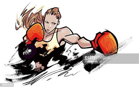Boxing Womens Stock Illustrations And Cartoons Getty Images