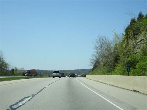 Ohio Interstate 74 Westbound Cross Country Roads