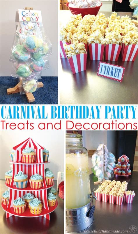 Get it as soon as fri, jul 30. Carnival Birthday Party: Part 2- Treats & Decorations - a ...