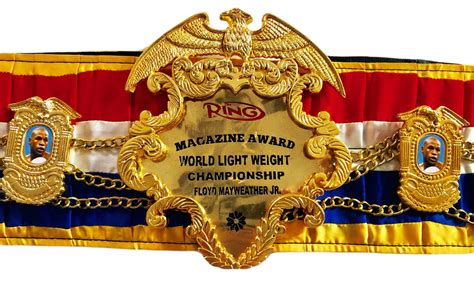 Floyd Mayweather Jr Ring Magazine Championship Boxing Belt