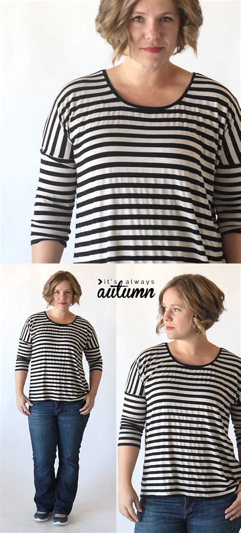 The Breezy Tee Long Sleeve Add On Free Sewing Pattern Its Always