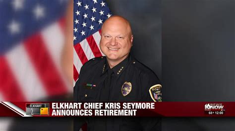 Elkhart PD Chief Seymore announces retirement - YouTube