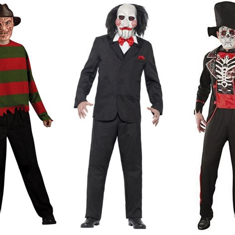 Boys Halloween Costume Fancy Dress Killer Scary Kids Outfit S M L Xl