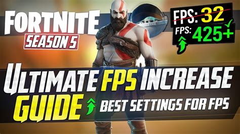 Fortnite Season 5 Dramatically Increase Fps Performance With Any