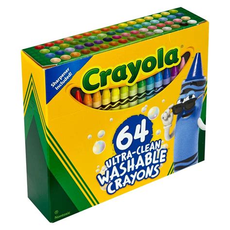 Crayola Ultra Clean Washable Crayons 64 Ct Shipt