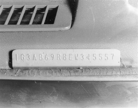 Repair Guides Serial Number Identification Vehicle Identification