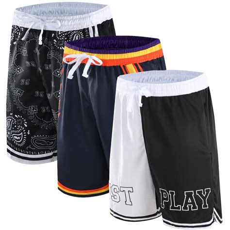 Aopaosp 23 Pack Basketball Shorts With Zipper Pockets For Menactive