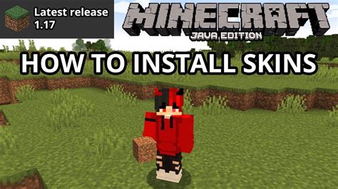 Minecraft Java 117 How To Change Your Skin Minecraft Java Edition
