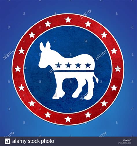 Democratic Party Donkey Logo Icon Stock Photos And Democratic Party