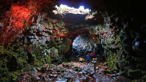 The Lava Tunnel Raufarhólshellir Islandia Increíble Túnel