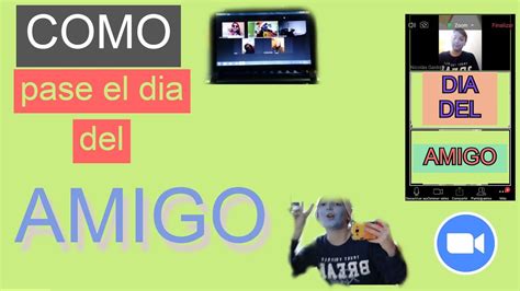 Maybe you would like to learn more about one of these? como pase el dia del amigo - YouTube