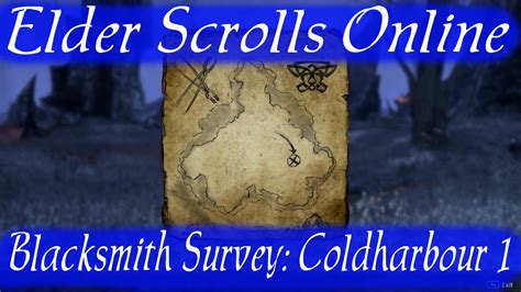 Blacksmith Survey Coldharbour Elder Scrolls Online Youtube