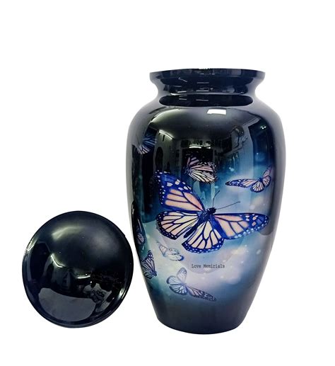 Adult Urn Lovely Butterfly Flying Cremation Urn Cremation Etsy