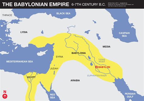 Babylonian Empire Map Visual Unit