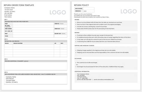 Clothing Order Form Template ~ Addictionary