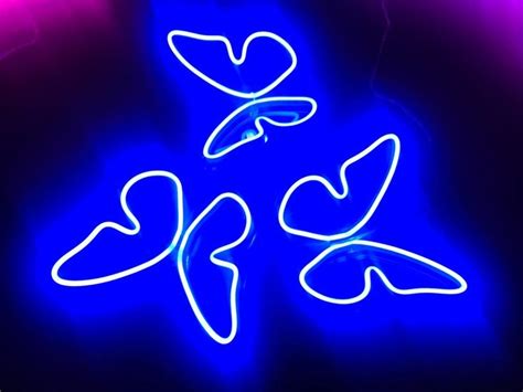 Butterfly Neon Lightneon Sign Handmade Neon Light Etsy
