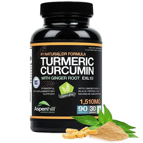 buy turmeric curcumin and ginger with bioperine large 1510mg natural anti inflammatory with 95