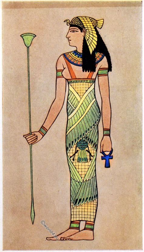 Ancient Egyptian Costume And Fashion History Decoration And Coloring Egyptian Costume Ancient