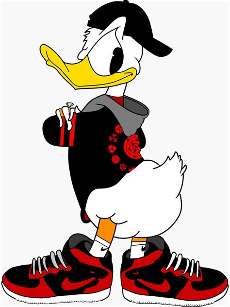 Donald Drip Duck Sticker For Sale By Ls Mado Redbubble