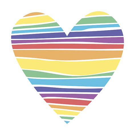 Royalty Free Rainbow Heart Clip Art Vector Images And Illustrations Istock