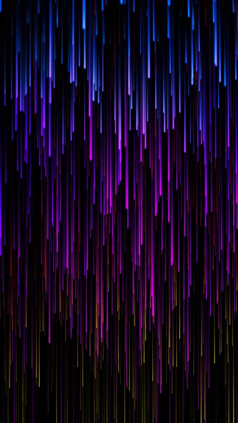 Download Neon Lines Dark Purple Iphone Wallpaper
