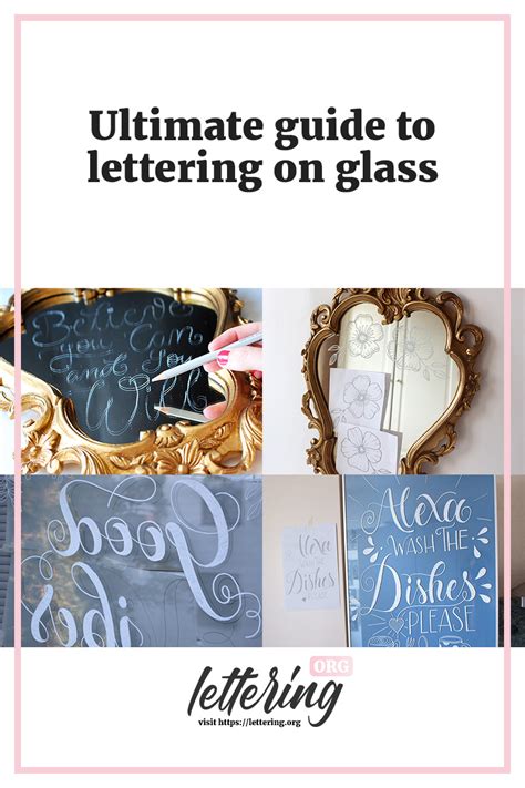How To Create Charming Hand Lettering Projects On Glass