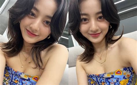 twice s jihyo grabs attention with her stunning beauty and cool summer fashion allkpop