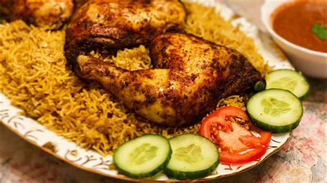 Yemeni Chicken Mandi ‎مندي الدجاج اليمني Smokey Chicken And Rice