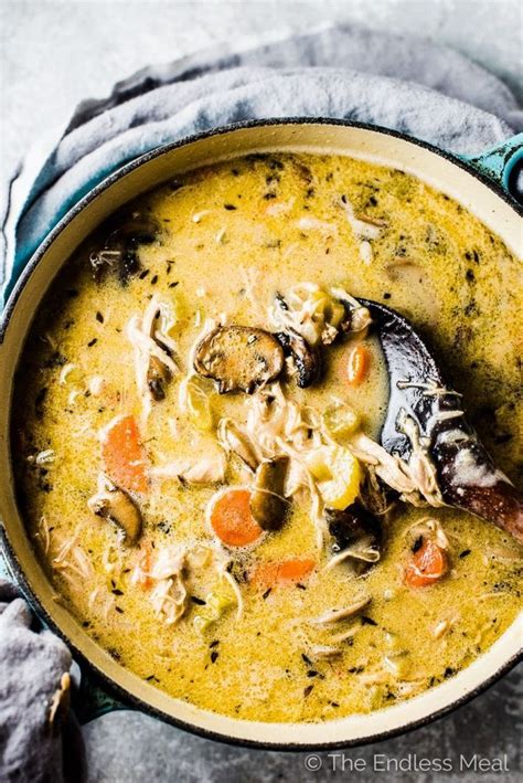 This soup was quick to make and the whole family loved it! Creamy Turkey Mushroom Soup | Recipe | Soup recipes ...