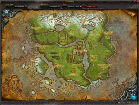 Howling Fjord Map Wow Screenshot Gamingcfg
