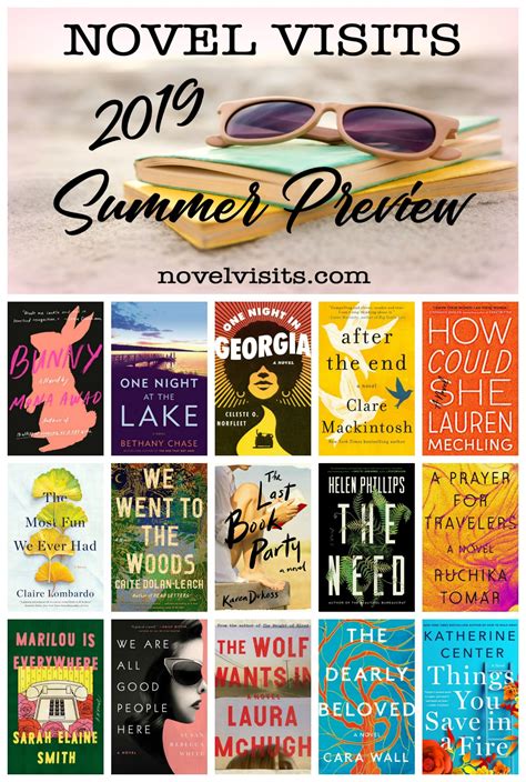 Novel Visits 2019 Summer Preview Novels Book Club Books Book Worth Reading