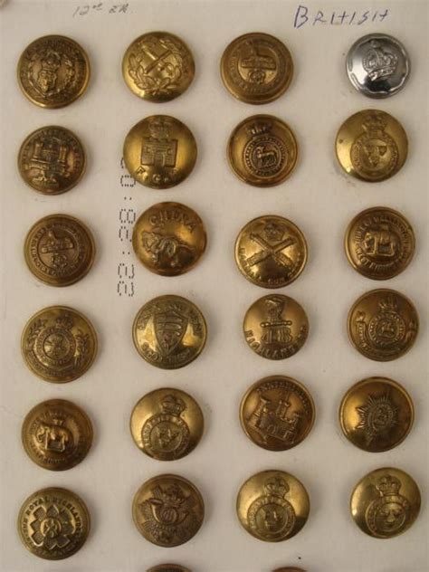 Pin Antique British Military Buttonsliveauctioneerscom