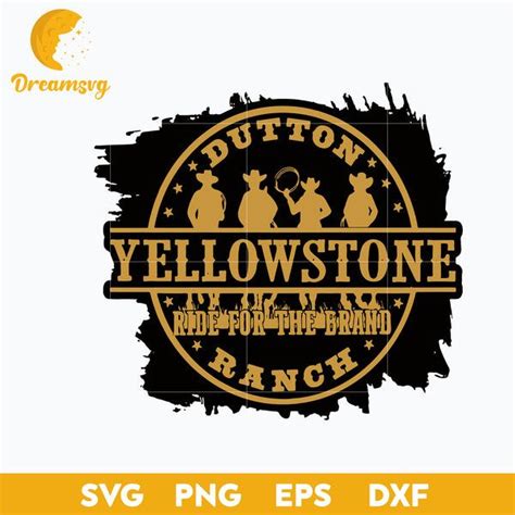 Yellowstone Svg Files Yellowstone Svg Bundle Layered Svg Yellowstone