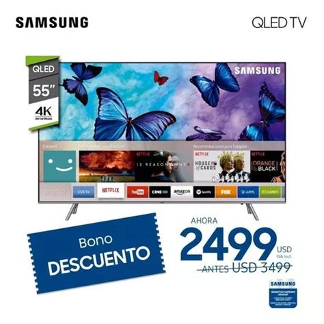 Tv Qled Smart Samsung 55 Uhd 4k Qn55q6fna La Tentación Cuotas Sin