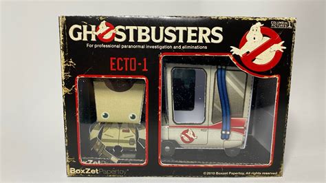 Ghostbusters Dr Peter Venkman And Ecto Boxzet Papertoy Youtube