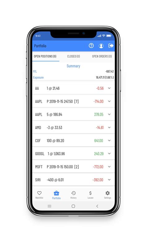 As its advantage is that it is available in both android and ios, so you can easily practice your skills as a broker from the iphone without having to pay absolutely anything, as it is available for. ZeroMobile News Watch list Symbol Search Open Orders ...