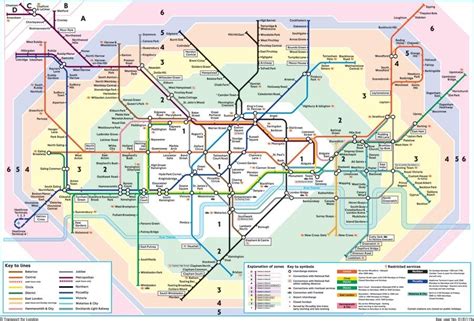 London Underground Map Zones 1 6 Robetyy24 London Underground Zones 1