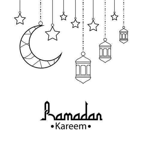 Logo Untuk Tema Ramadan Hitam Putih Sally King