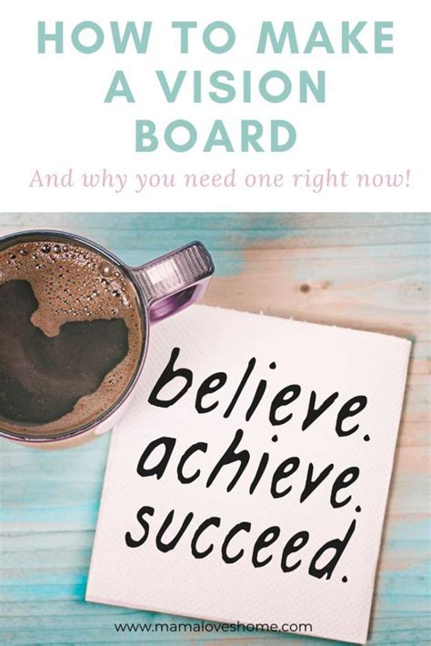 A Note That Says How To Make A Vision Board And Why You Need One Right Now