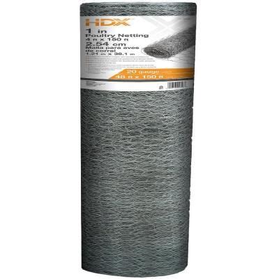 Everbilt 4 Ft X 150 Ft Galvanized Poultry Netting 308432EB The Home