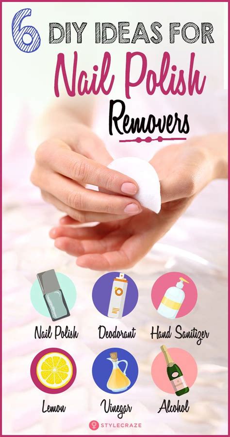 6 Brilliant Diy Ideas For Nail Polish Removers Nails