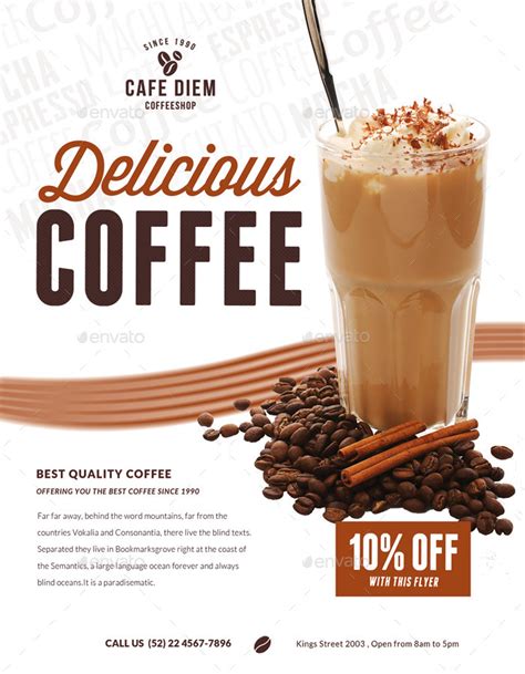 Premium Coffee Flyers Magazine Ad By Ingridk Graphicriver