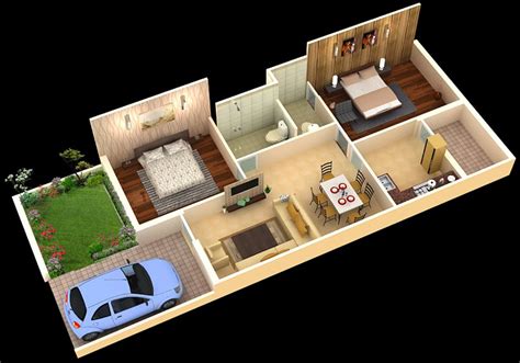 Hiee Here Is The 3d View Of Home Plans Just A Look To Give